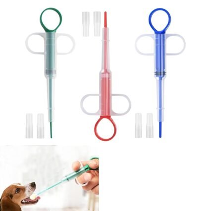 3 Stücke Tabletteneingeber Katze,Tablettengeber für Katzen und Kleine Hunde,15 x 6 cm Sicheres Pill Assist Katze,Sicheres Tablette Feeder,Für Fütterung Haustiere fester...