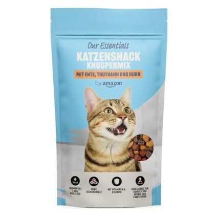 by Amazon Katzensnack, Ente, Truthahn und Huhn, 70g (1er-Pack)