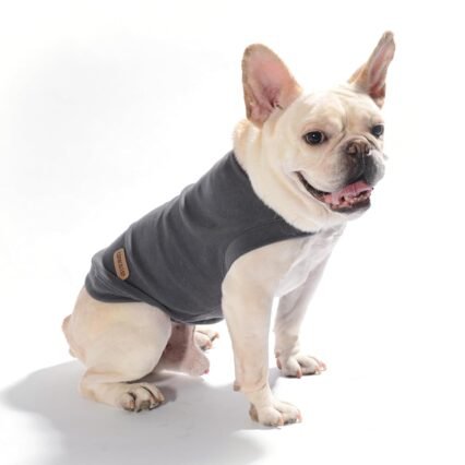 Caracaleap Hund Pullover - Weiche und Warm T-Shirt Hunde Winter Frühling Kleidung Mantel Katzenpullover Pullover Sweater Weich Fuzzy für Kleine Hunde Katzen M Dunkelgrau