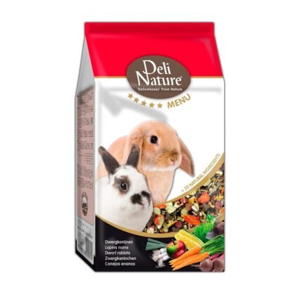 Deli Nature 15-029532 Menü 5 Sterne für Kaninchen Zwerge - 2500 g