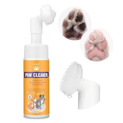 Hunde Pfotenreiniger für Hunde (150ml) | Hundepfotenbürste | Hundepfoten Reiniger | No Rinse Schäumendes Shampoo für Haustiere | Hunde Katzen Pfotenpflege Zubehör | Hunde Sachen...