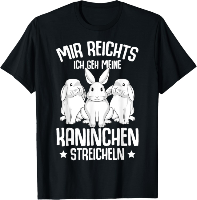 Kaninchen Hasen Liebe Süßer Hase Haustier Ostern T-Shirt