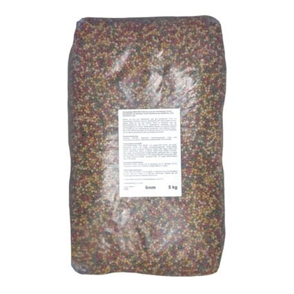 Koi Herdecke - 5 kg Fischfutter Mix für Koi's | Schwimmende Pellets von 6 mm | geeignet für Zierfische - Goldfische - Orfe - Shubunkin | 5 Kilo Pack