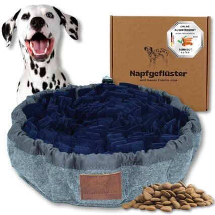 Napfgeflüster® - Schnüffelteppich BALU - Intelligenzspielzeug für Hunde-Hundespielzeug-Hunde Trainingsspielzeug-Beschäftigung Hund-verstellbar-Schnüffelspielzeug mit 2...