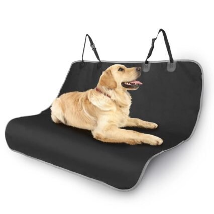 Nobleza Hunde-Sitzbezüge für Fahrzeuge, Auto-Rücksitzbezüge aus Oxford-Tuch, wasserdicht, Kratzfest und rutschfest, Autozubehör SUV Universal Schwarz 140 × 110 cm