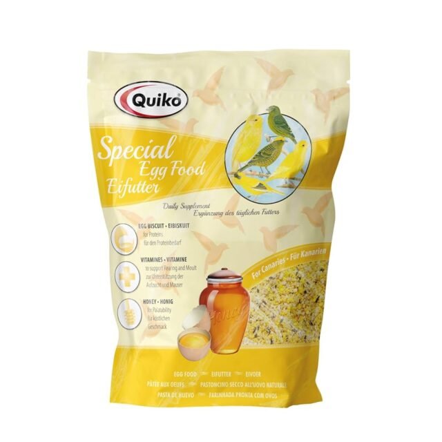 Quiko Special Eifutter 1Kg - Kraft- und Aufzuchtfutter für Kanarien und Positurkanarien