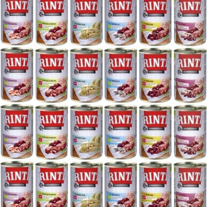 Rinti Hundefutter Nassfutter Mischpaket Multipack 2 (24x400g)