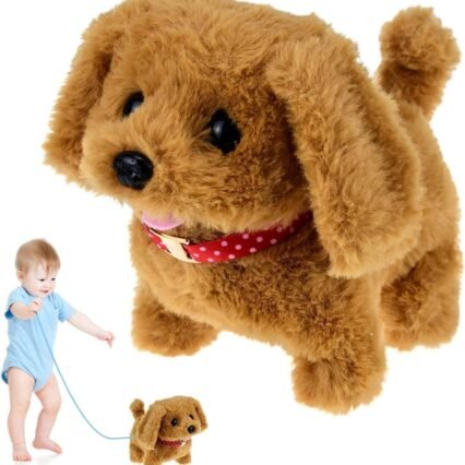 Spielzeug Hund der Läuft und Bellt Hund Spielzeug kinder Hund Spielzeug Kinder Hund mit Leine der Läuft und Bellt for Kinder Laufender Hund Spielzeug Birthday Present für Kinder...