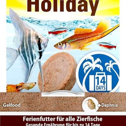 Tetra Holiday Ferienfutter - Gelfutterblock Fischfutter für eine ausgewogene Ernährung aller Zierfische über einen längeren Zeitraum, 30 g