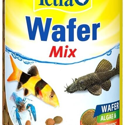 Tetra Wafer Mix - Fischfutter für alle Bodenfische (z.B. Welse) und Krebse, für gesundes Wachstum und eine bessere Widerstandskraft, 250 ml