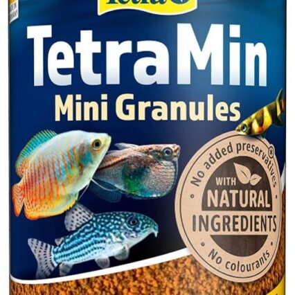 TetraMin Mini Granules - langsam absinkendes Fischfuter für kleine Zierfische wie z.B. Salmler und Barben, 100 ml Dose