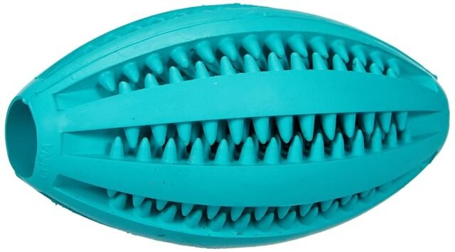 Trixie 3290 Denta Fun Rugbyball, Mintfresh, Naturgummi, 11 cm