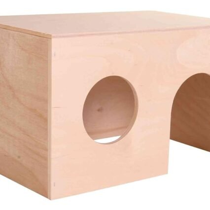 Trixie 60862 Holzhaus für Meerschweinchen, 27 × 17 × 19 cm