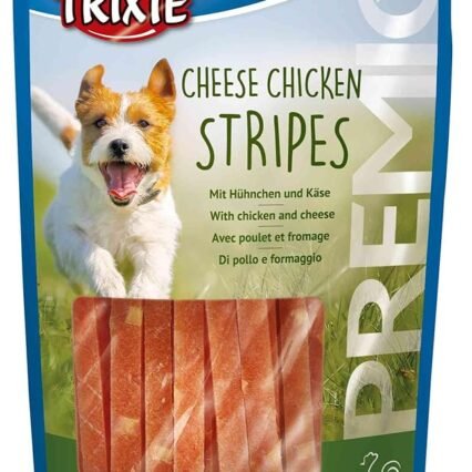 TRIXIE glutenfreie Käse-Huhn-Streifen "PREMIO Cheese Chicken Stripes, 100 g" - 31586