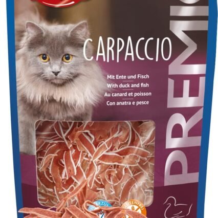 TRIXIE glutenfreies, zuckerfreies und proteinreiches Katzenleckerli "PREMIO Carpaccio, 20 g"- 42707