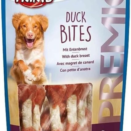 TRIXIE Hundeleckerli PREMIO Hunde-Durck Bites 80g - Premium Leckerlis für Hunde glutenfrei - ohne Getreide & Zucker, schmackhafte Belohnung für Training & Zuhause - 31592