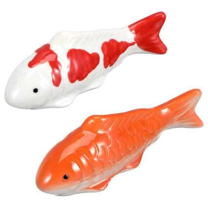 VANZACK 2 Stück schwimmende Fisch-Ornamente für die Badewanne, schwimmende Fisch-Statue, realistischer Kleiner künstlicher Fisch, Aquarium-Tier, schwimmende Fisch-Dekoration für...