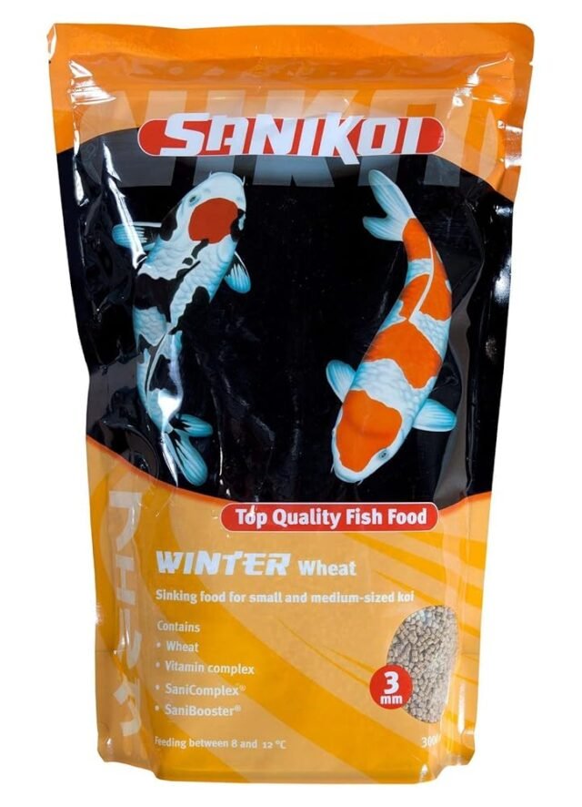 Velda SaniKoi 124622 Winterfutter für Teichfische, Sinkend, 3 mm, Winter Whead Food, 3 l