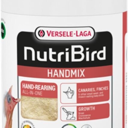 VERSELE-LAGA NutriBird Handmix | 500 g | Handaufzuchtfutter für Jungvögel | Abwechslungsreiches Ergänzungsfuttermittel für schwache und kranke Vögel | Wachstumsunterstützung