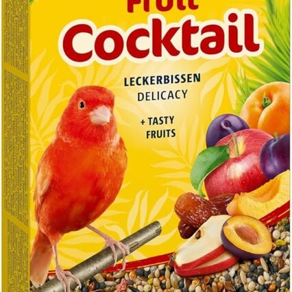 VITAKRAFT - Cocktail-Frucht – Köstliche Mischung aus Früchten und Samen in der Sonne – Komplettnahrung für Kanarienvögel – 200 g