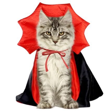 Welpe Katze Halloween Kleidung Outfits,Haustier Kostümumhang,Haustier Kleidung Lustige Anime Cosplay Kleidung,für Welpen,kleine Hunde Katzen Outfits